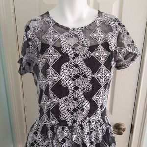 "dina be" Stunning Lace Skater Dress